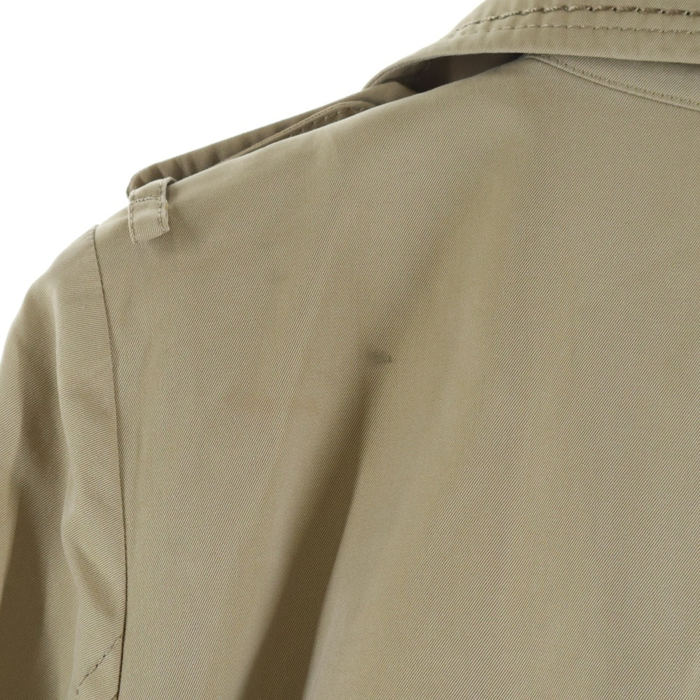 BURBERRY BLACK LABEL(バーバリー ブラックレーベル) 裏地ノバチェック総柄 コットン トレンチコート ベージュ レディース