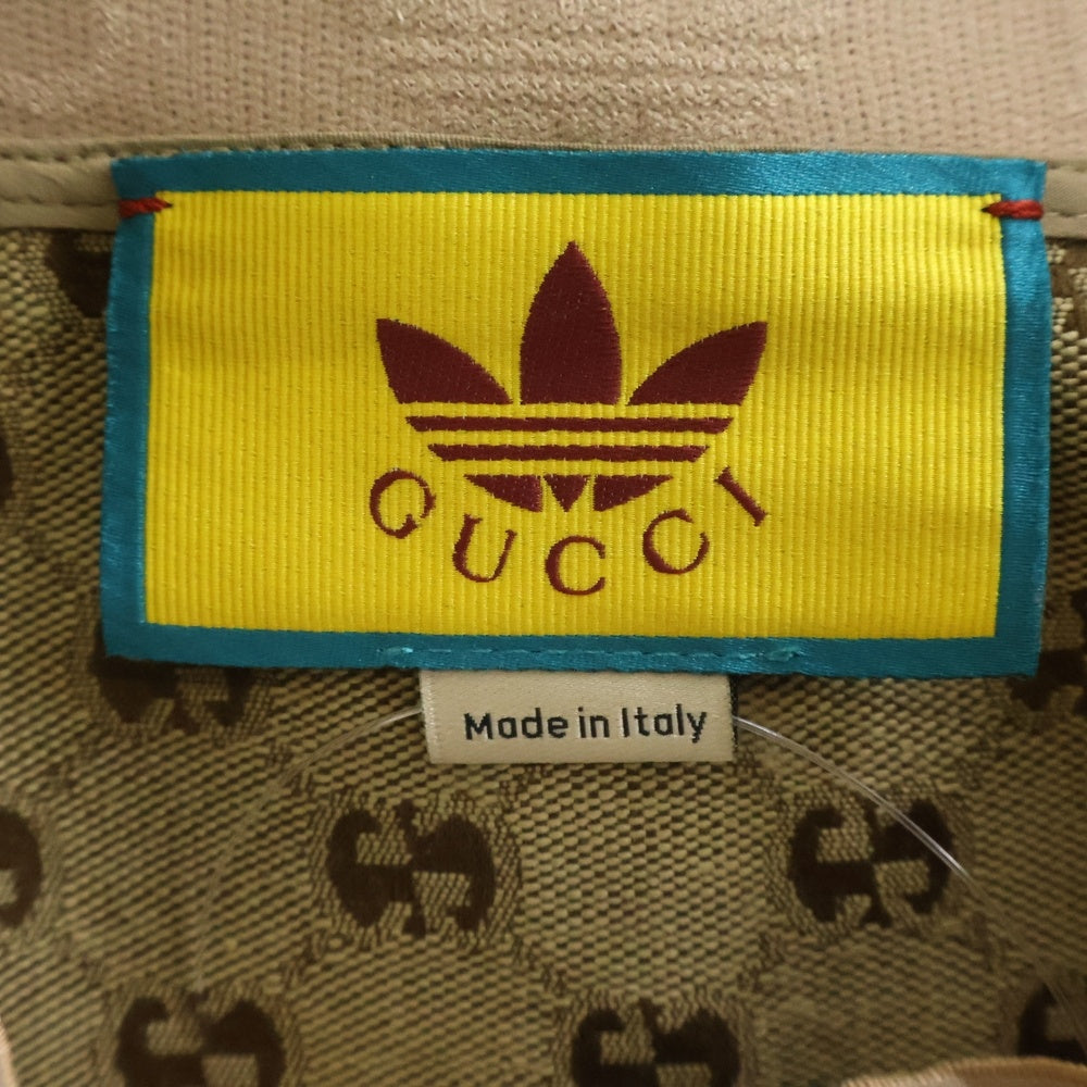 GUCCI(グッチ) ×adidas コラボ GGキャンバスロゴ刺繍サイドライン