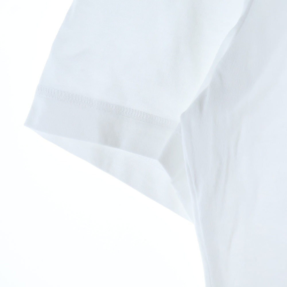 HERMES(エルメス) カノエ プリント マイクロ Tシャツ 白 コットン 3E4625DL