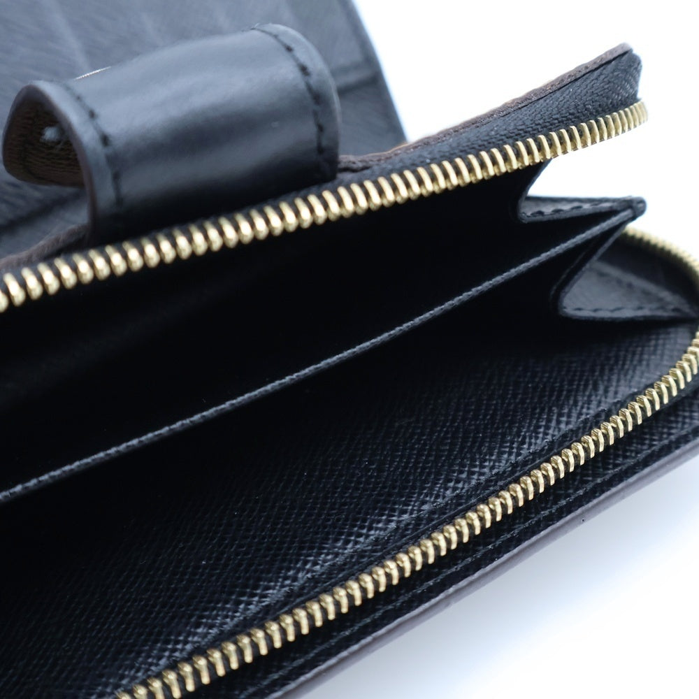 LOUIS VUITTON(ルイヴィトン) モノグラムジャイアントリバース ポルトフォイユジュリエット コンパクトウォレット 二つ折り財布 ブラウン PVC M69432 ゴールド金具 レディース