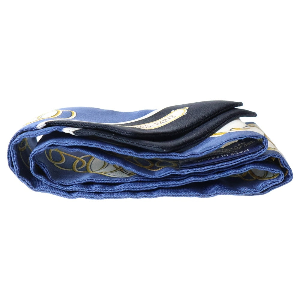 HERMES(エルメス) ツイリー シルクスカーフ Lift Profile ブルー レディース