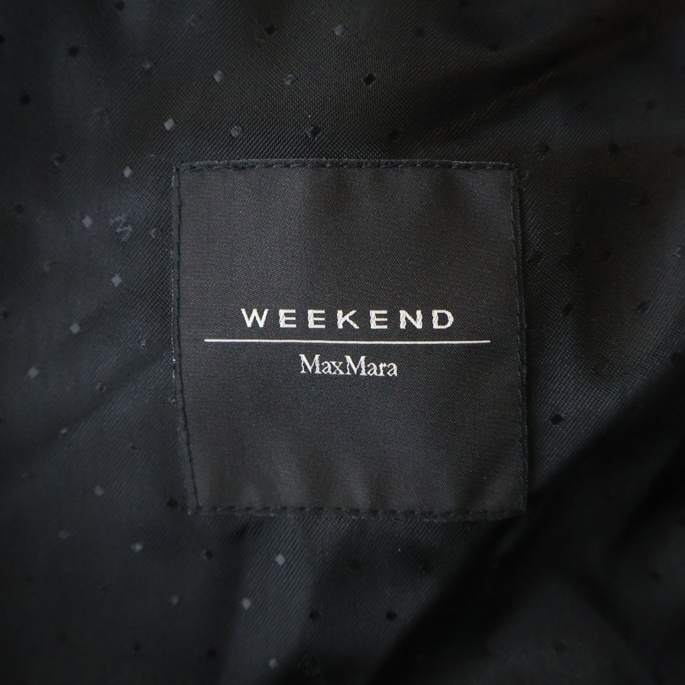 Weekend Max Mara(ウィークエンド マックスマーラ) ウール チェスター ロングコート ブラック レディース