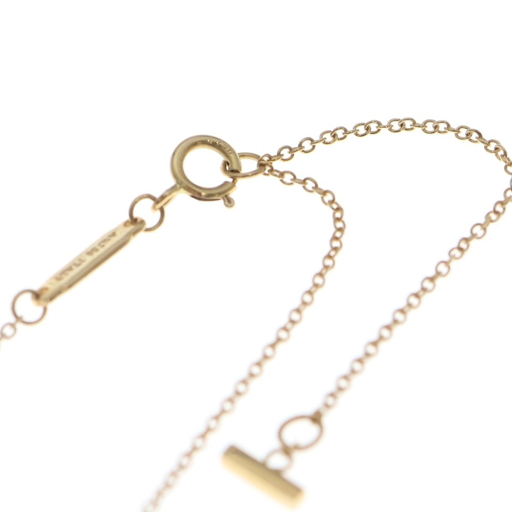 TIFFANY & Co.(ティファニー) Tスマイル ミニ ネックレス ペンダント チェーン ゴールド Au750PG 2.2g レディース