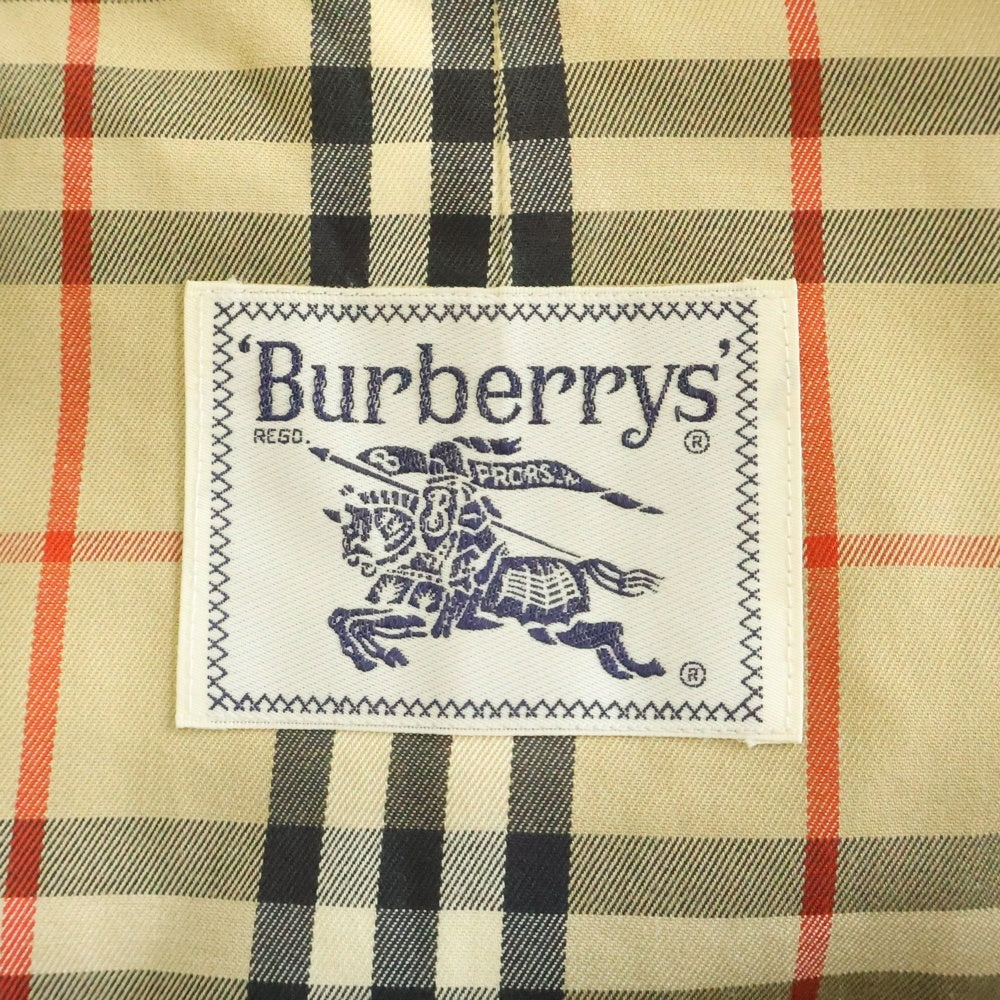 BURBERRYS(バーバリーズ) 裏地ノバチェック総柄 コットン トレンチコート ベージュ レディース