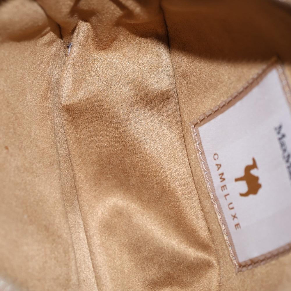 Max Mara(マックスマーラ) テディベア カメラバッグ ブラウン ボア ショルダーバッグ レディース