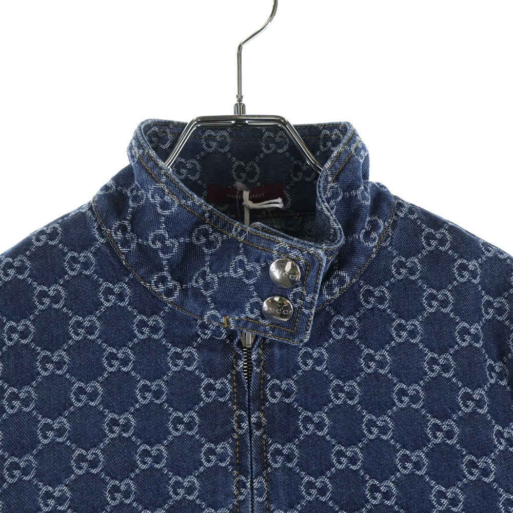 GUCCI(グッチ) GG総柄 デニムジャケット インディゴ 815185