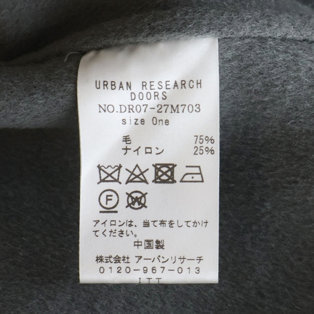 URBAN RESEARCH DOORS(アーバン リサーチ ドアーズ) ウールコート グレー レディース