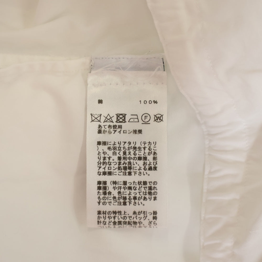 HERMES(エルメス) 半袖ジップシャツ ホワイト レディース