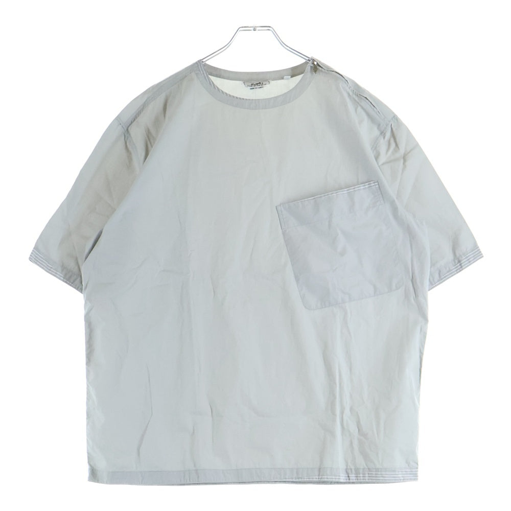 HERMES(エルメス) コットン 半袖プルオーバー グレー レディース