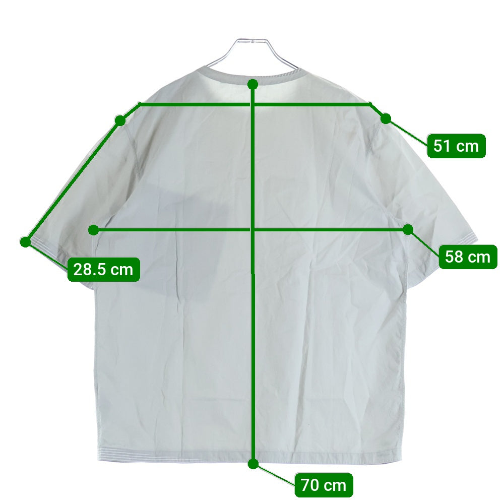HERMES(エルメス) コットン 半袖プルオーバー グレー レディース