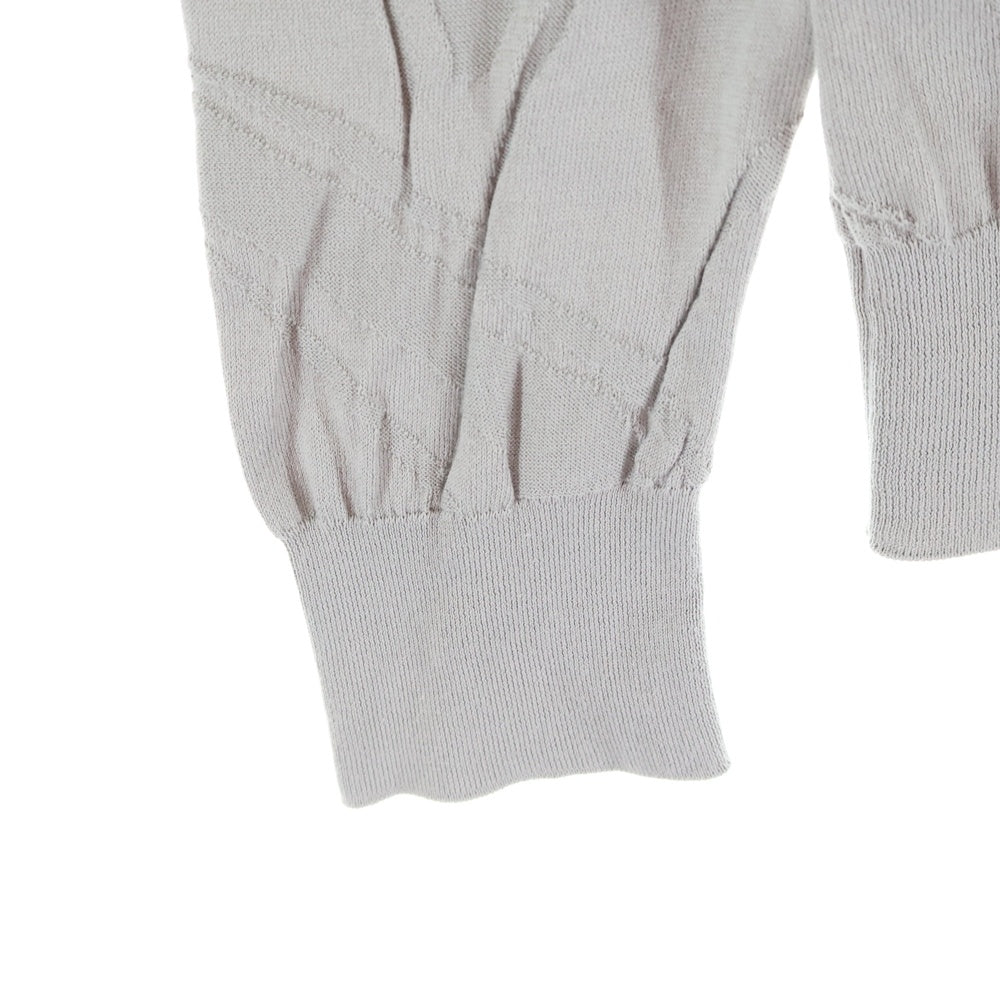 HERMES(エルメス) 馬柄長袖ニット グレー