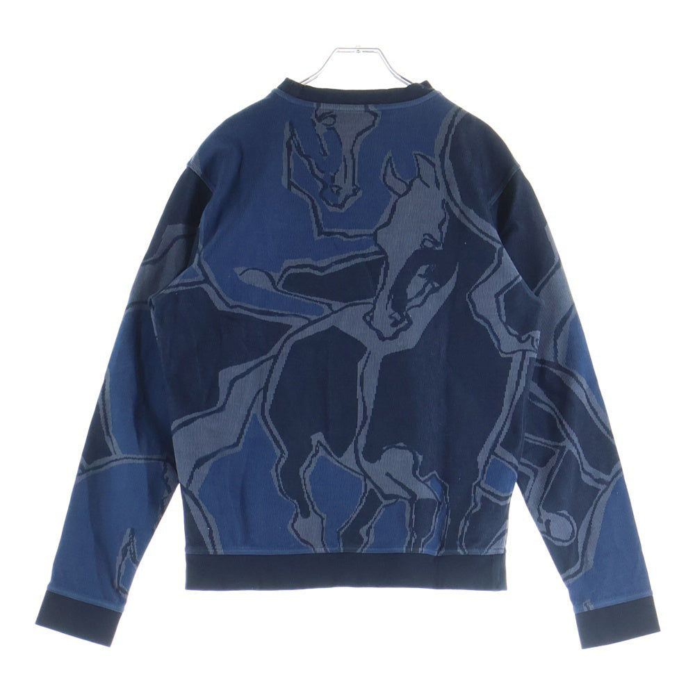 HERMES(エルメス) 馬柄スウェット ネイビー