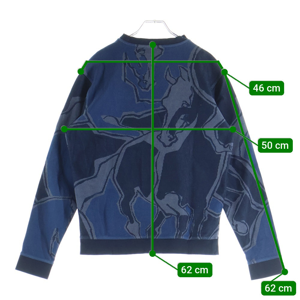 HERMES(エルメス) 馬柄スウェット ネイビー