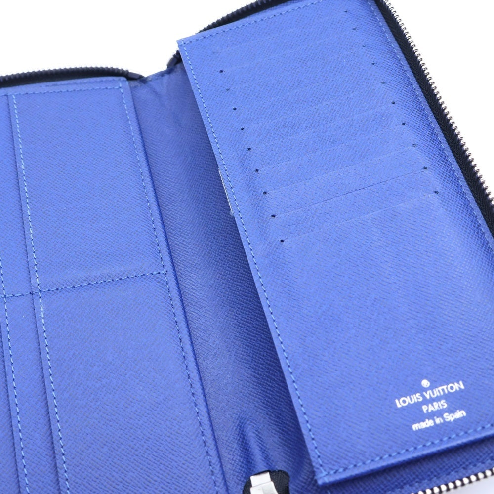 LOUIS VUITTON(ルイヴィトン) タイガラマ ジッピーウォレット・ヴェルティカル コバルト M30447