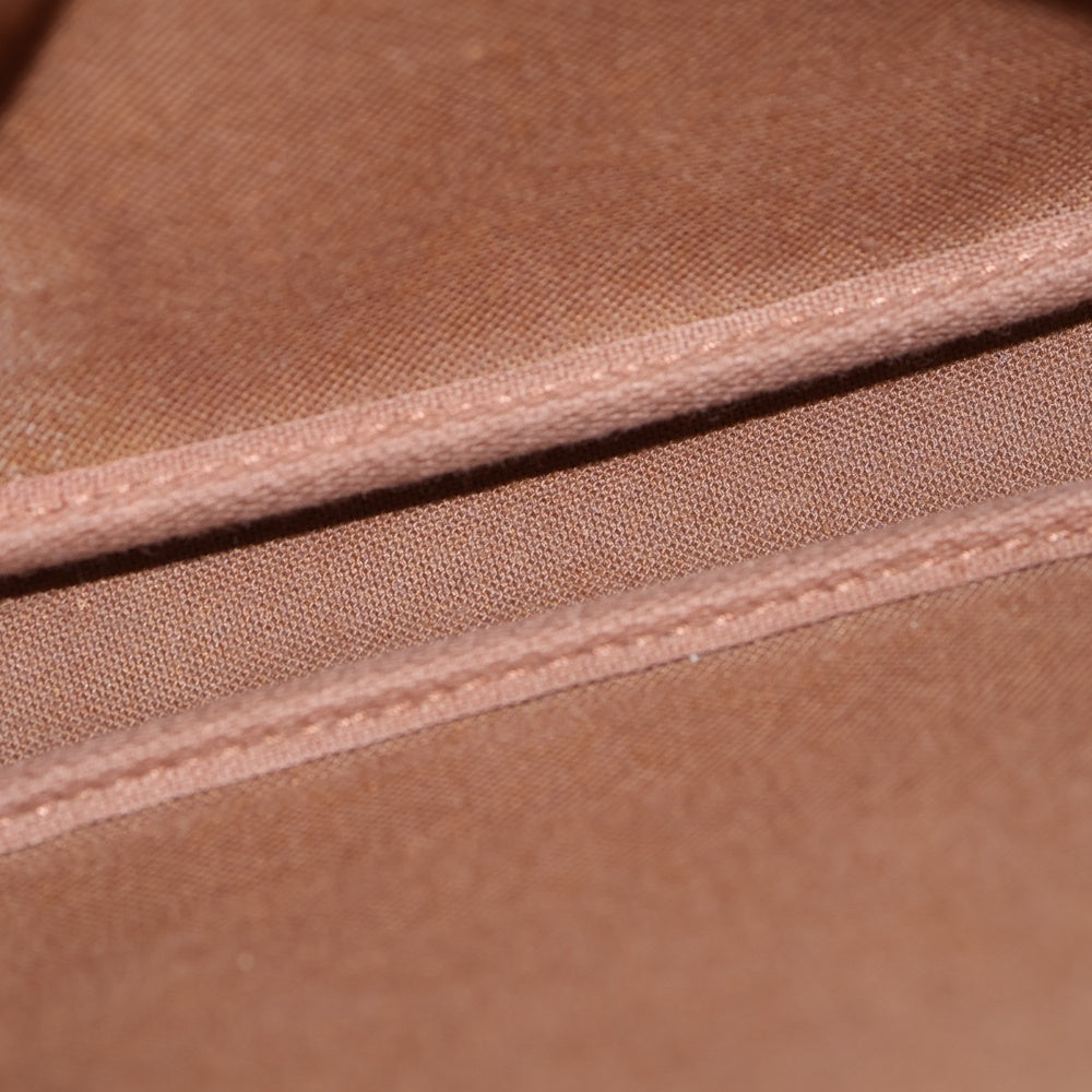 LOUIS VUITTON(ルイヴィトン) モノグラム ポシェットアクセソワール ハンドバッグ ミニバッグ ブラウン レザー×PVC M51980 ゴールド金具 レディース