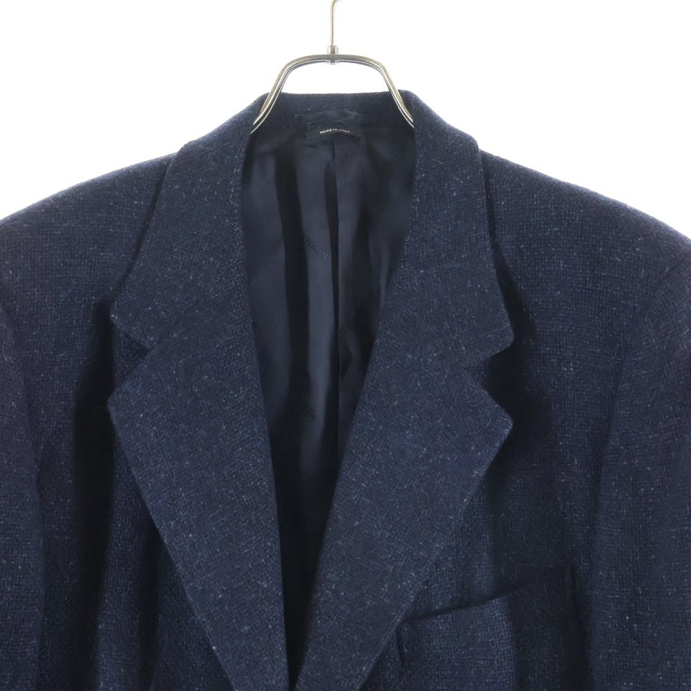 HERMES(エルメス) 段返り2Bカシミヤテーラードジャケット ネイビー レディース
