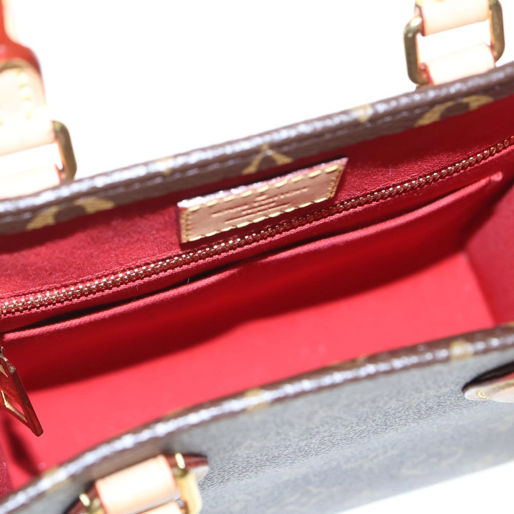 LOUIS VUITTON(ルイヴィトン) サックプラBB モノグラム PVC レザー 2WAY ハンド ショルダー バッグ ゴールド金具 ブラウン M45847 レディース
