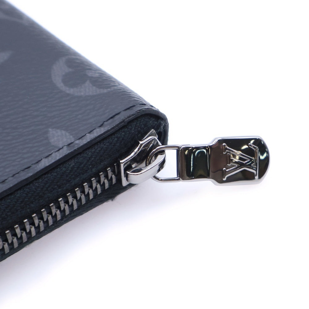 LOUIS VUITTON(ルイヴィトン) モノグラム エクリプス ジッピーウォレット ヴェルティカル ロングウォレット 長財布 ブラック ノワール PVCレザー M62295 シルバー金具 レディース