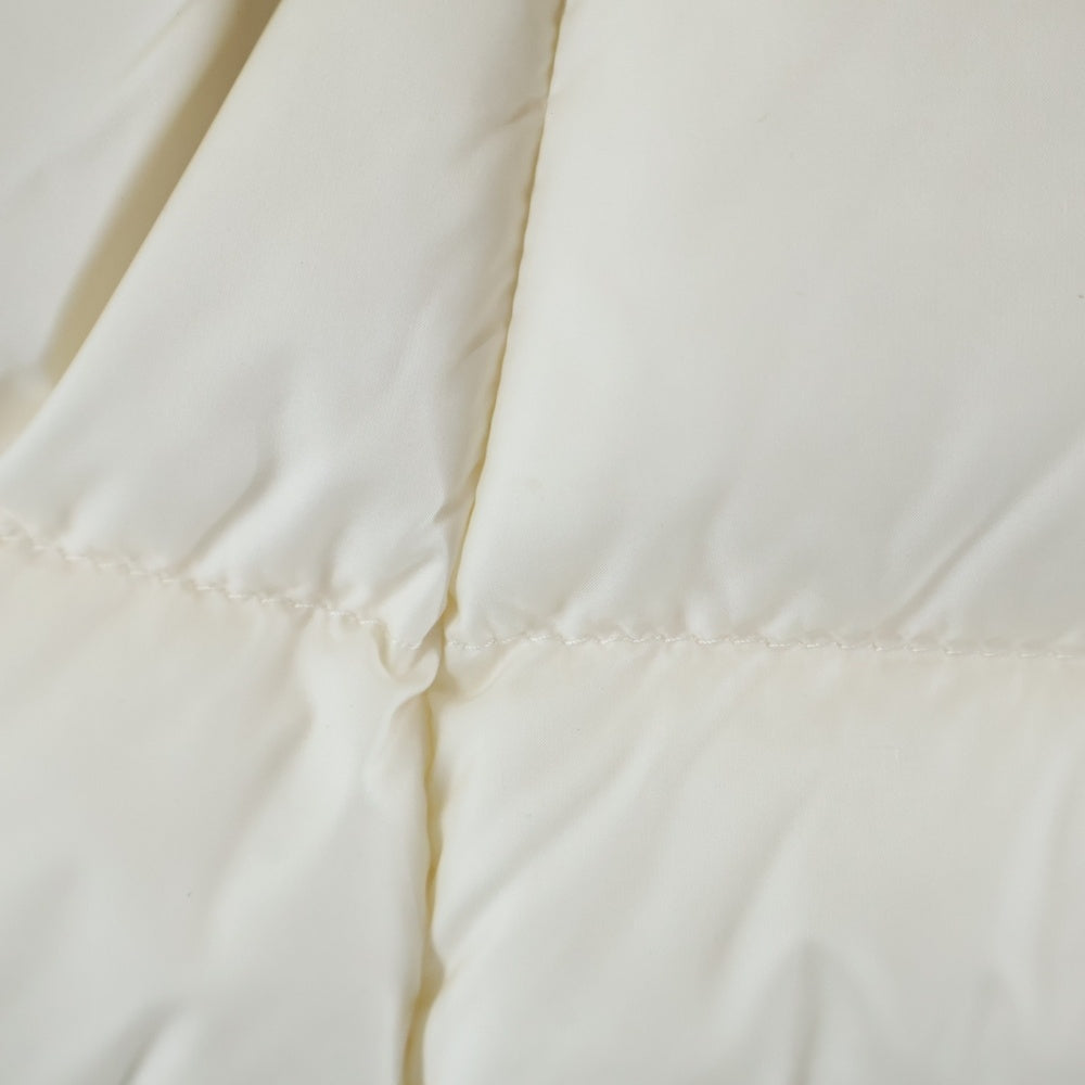 MONCLER(モンクレール) 23AW HIRMA ナイロン フーデッド ダウンジャケット ロングコート ホワイト I20931C00022 レディース