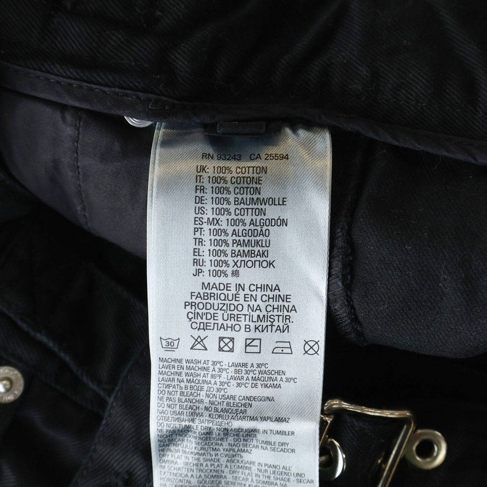 DIESEL(ディーゼル) ベルト付キュロットパンツ ブラック コットン #26 レディース