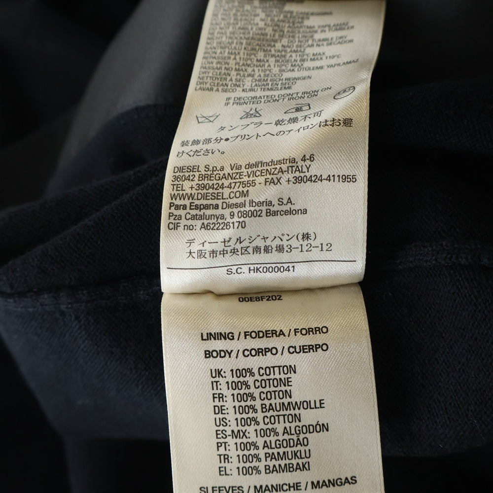 DIESEL(ディーゼル) カットオフテーラードジャケット レディース ブラック #S