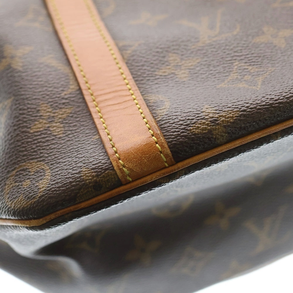 LOUIS VUITTON(ルイヴィトン) モノグラム サックショッピング トートバッグ ハンドバッグ ブラウン レザー×PVC M51108 ゴールド金具 レディース
