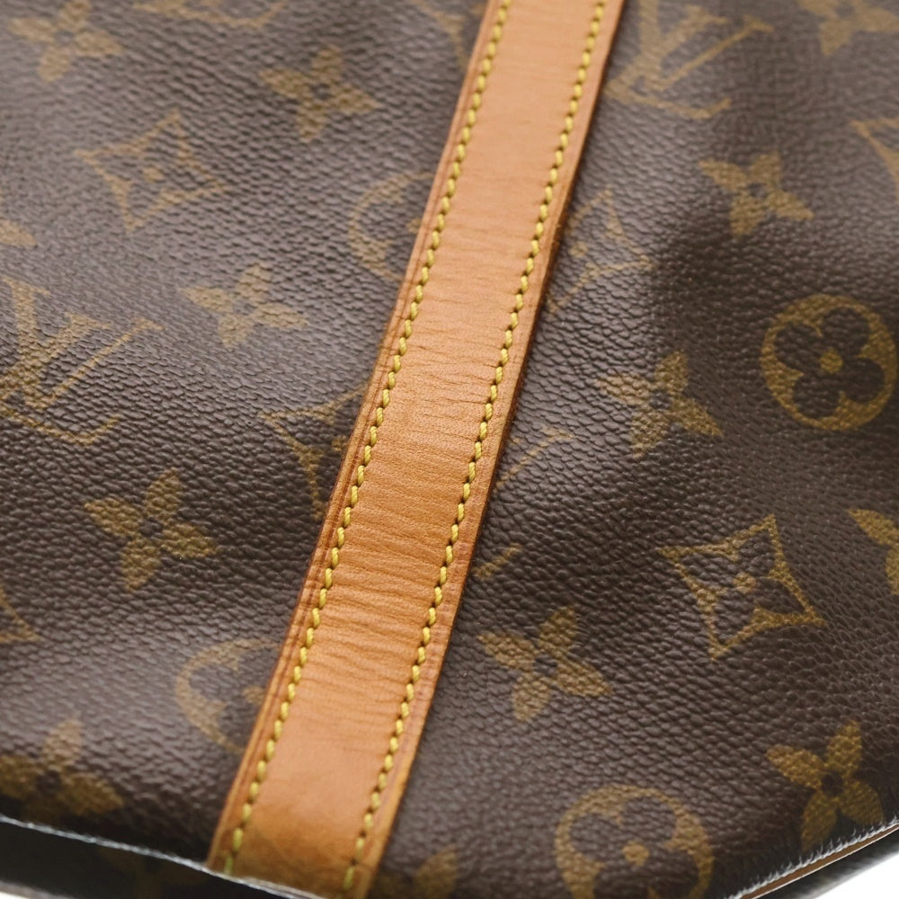 LOUIS VUITTON(ルイヴィトン) モノグラム サックショッピング トートバッグ ハンドバッグ ブラウン レザー×PVC M51108 ゴールド金具 レディース