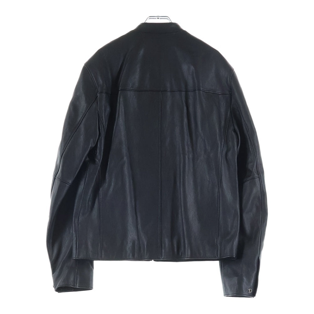 COACH(コーチ) ラムレザーシングルライダース ブルゾンブラック F87432