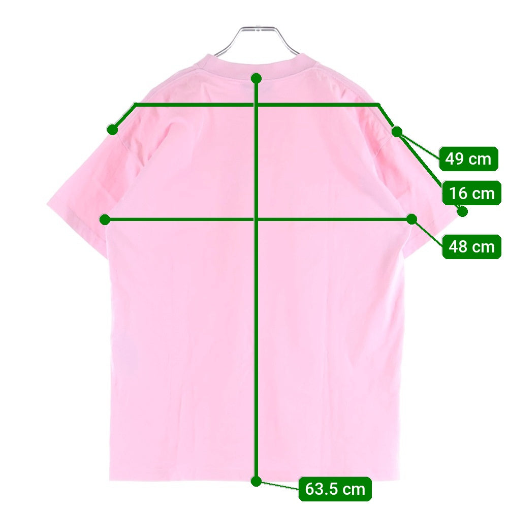 BALENCIAGA(バレンシアガ) ローマ限定 クルーネック半袖 Tシャツ ピンク 612965 レディース