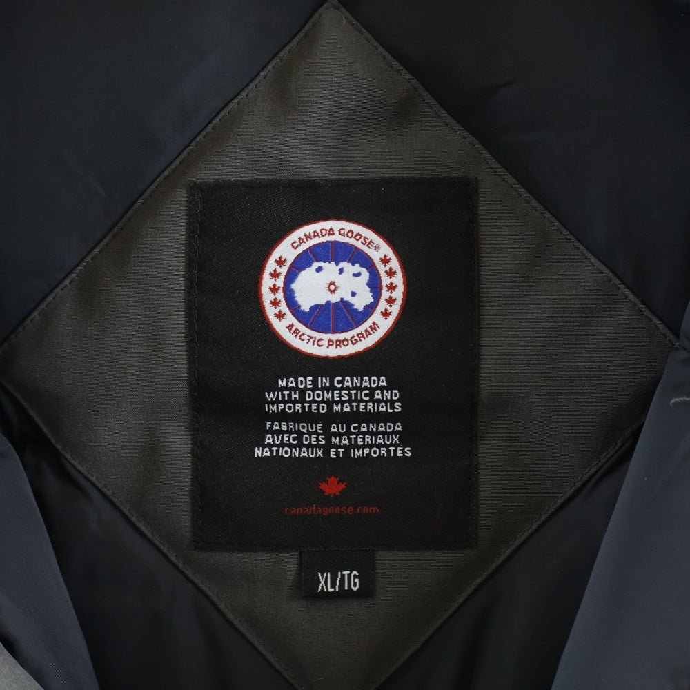 CANADA GOOSE(カナダグース) LANGFORD PARKA ラングフォード パーカー フーデッド ジップアップ ダウン ロング ジャケット コート グレー 2062M