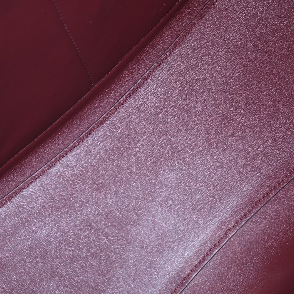 BALENCIAGA(バレンシアガ) ベルエア キャリーオール ミディアム トートバッグ ハンドバッグ ボルドー ワインレッド レザー ゴールド金具 レディース