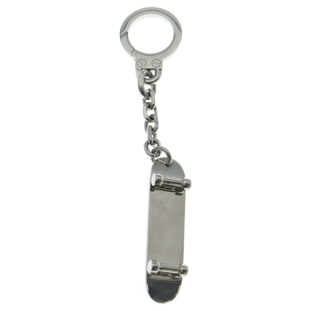 CELINE(セリーヌ) スケートボード バッグチャーム キーリング キーホルダー ブラック×シルバー