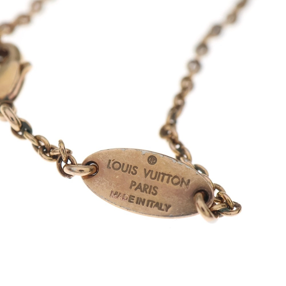 LOUIS VUITTON(ルイヴィトン) エセンシャルV ネックレス ペンダント チェーン ピンクゴールド GP M80137 レディース