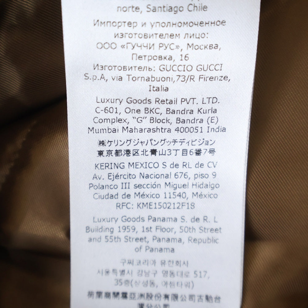 GUCCI(グッチ) WASHED ORGANIC DENIM SHIRT デニムジャケット インディゴ レディース 772882 XDCT9