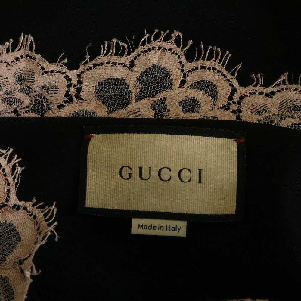 GUCCI(グッチ) レースデザイン ノースリーブワンピース ブラック 688406 XJD5M 688406 レディース