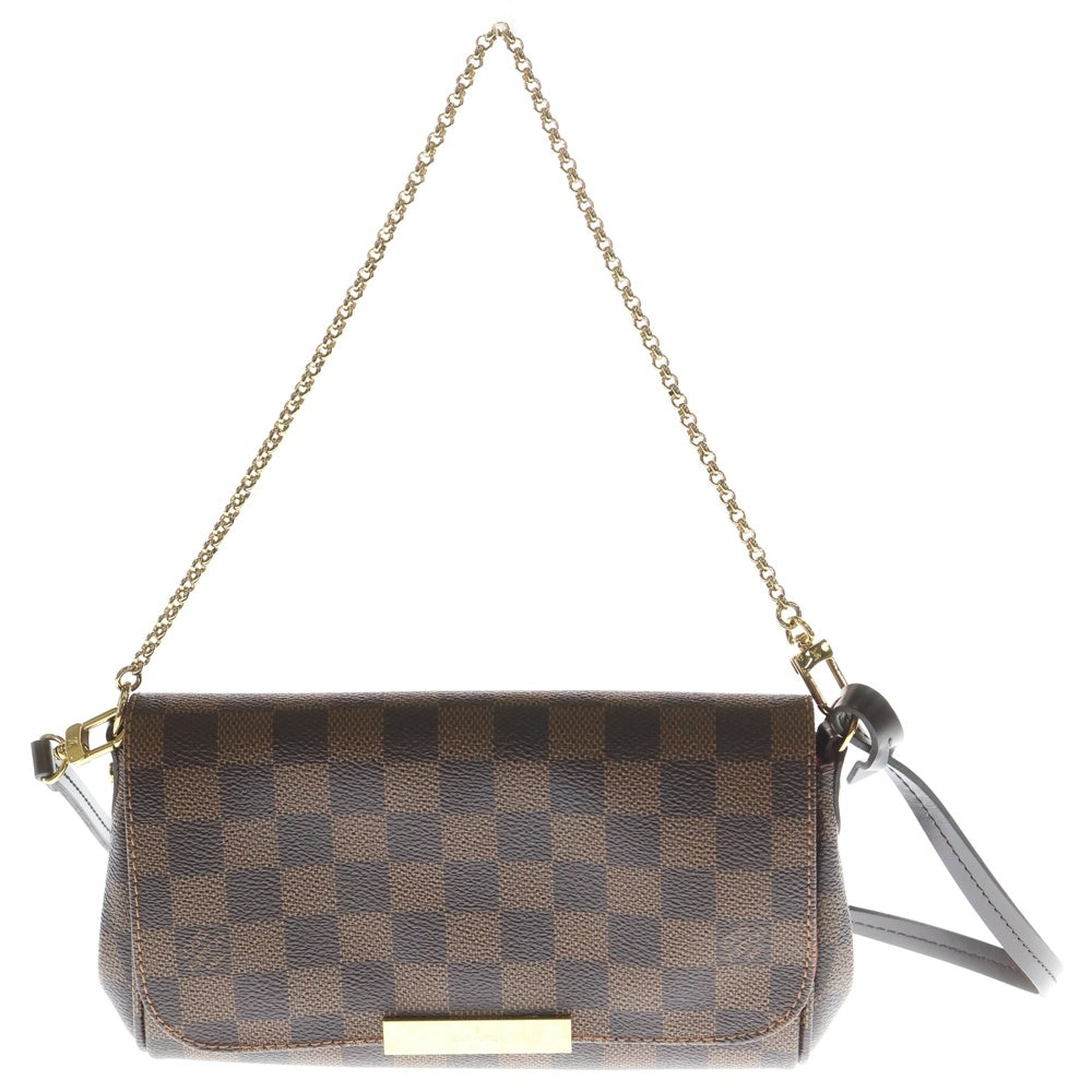 LOUIS VUITTON(ルイヴィトン) ダミエ フェイボリットPM ショルダーバッグ ブラウン PVCレザー N41276 レディース