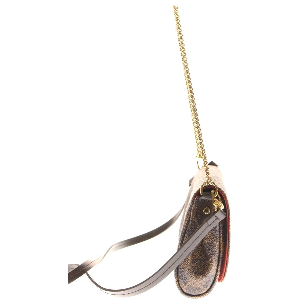 LOUIS VUITTON(ルイヴィトン) ダミエ フェイボリットPM ショルダーバッグ ブラウン PVCレザー N41276 レディース