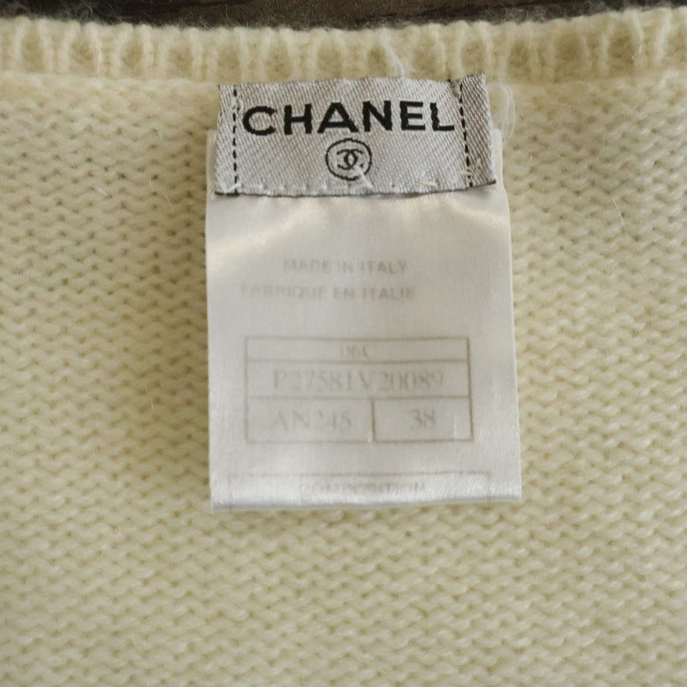 CHANEL(シャネル) ニットベスト カシミヤ ホワイト P27581V20089 レディース