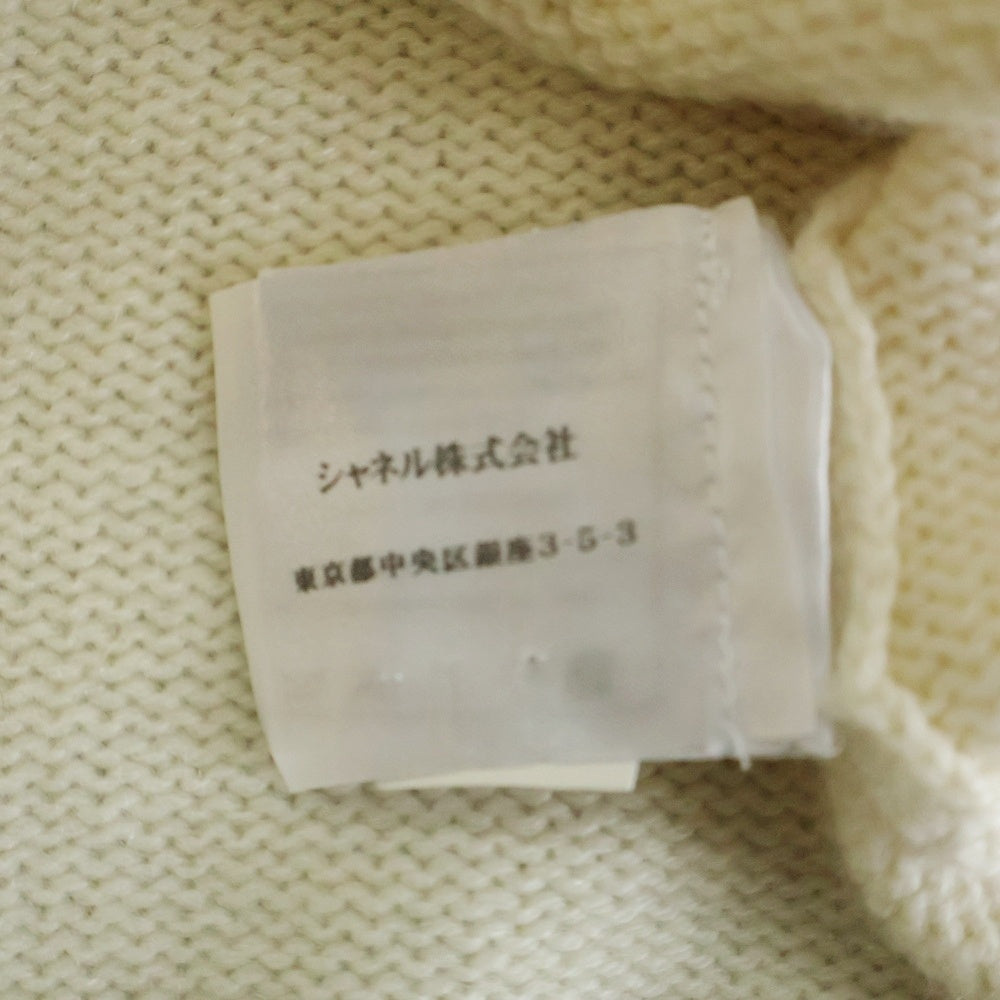 CHANEL(シャネル) ニットベスト カシミヤ ホワイト P27581V20089