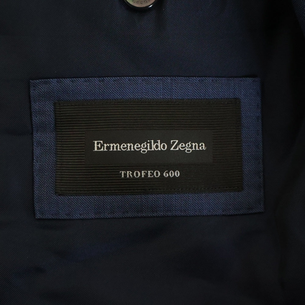 Ermenegildo Zegna(エルメネジルドゼニア) Milano easy シルクウールセットアップスーツ ネイビー 25M22Y