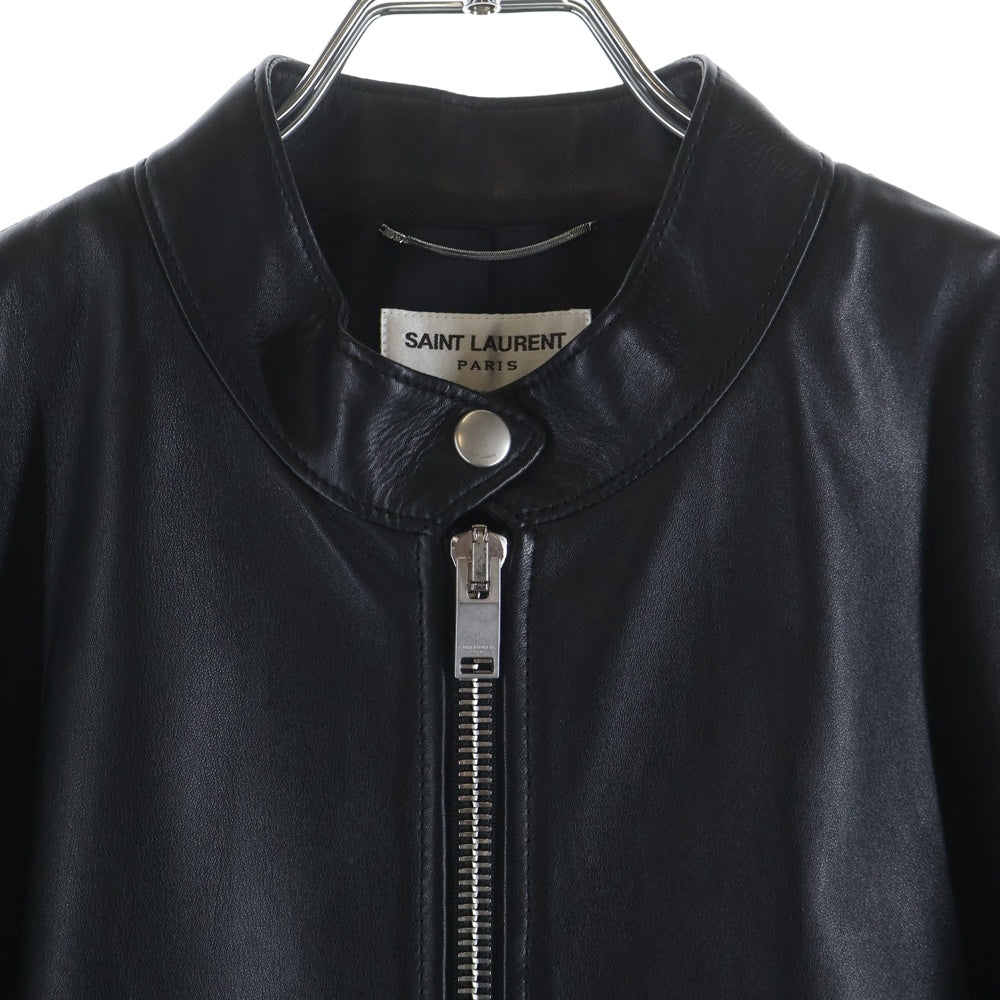 SAINT LAURENT PARIS(サンローランパリ) Keith Racer Jacket キースレーサー レザー ライダースジャケット ブラック 362239