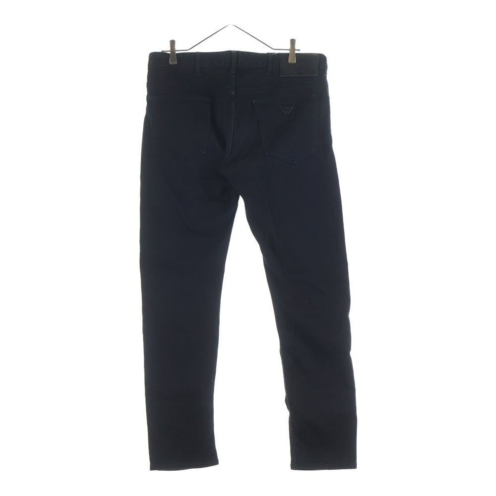 EMPORIO ARMANI EA7(エンポリオアルマーニイーエーセブン) ストレートボトム デニムパンツ ブラック 3K1J06 1DHDZ レディース