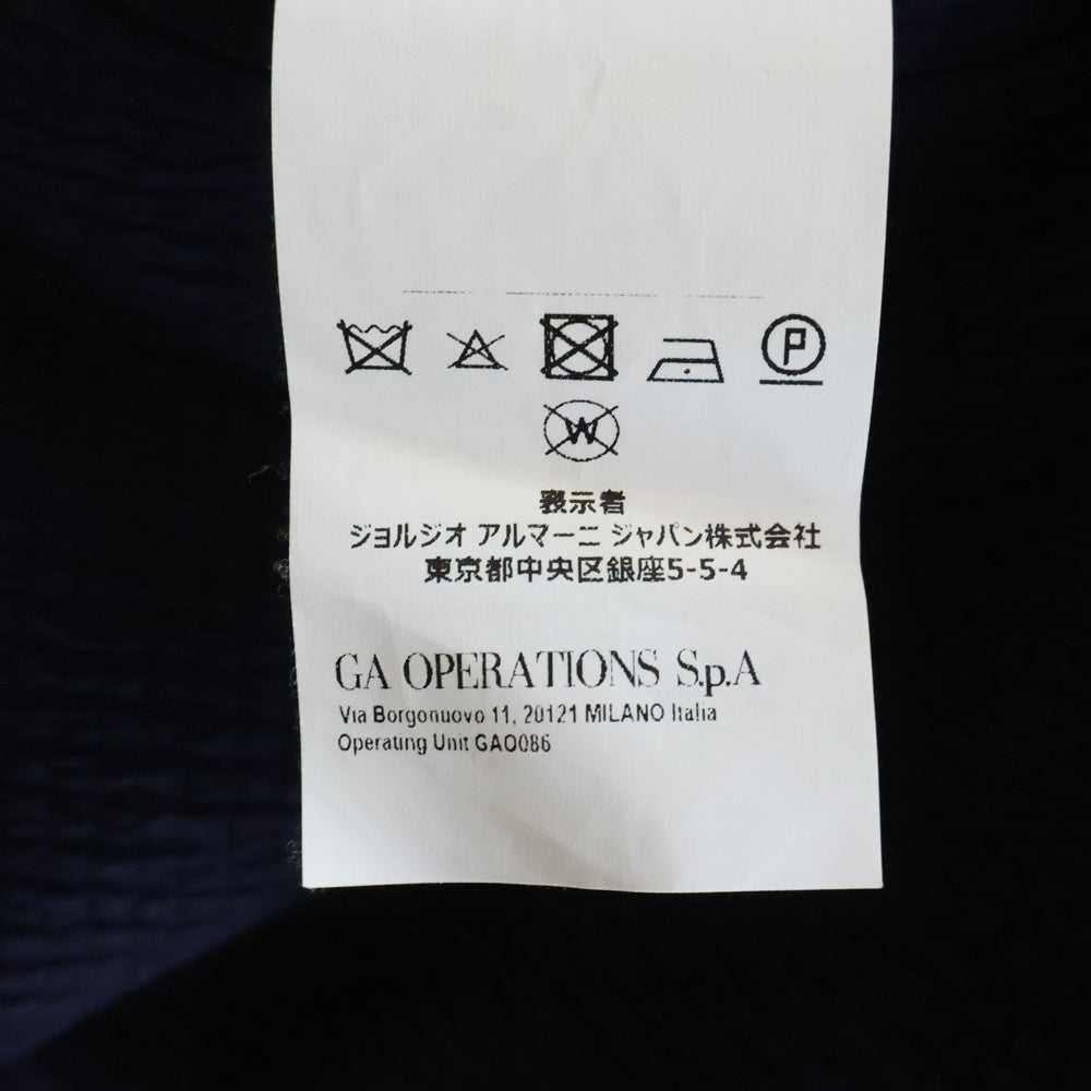 EMPORIO ARMANI EA7(エンポリオアルマーニイーエーセブン) ワッフル地 イージーパンツ ネイビー A1P960 A1202