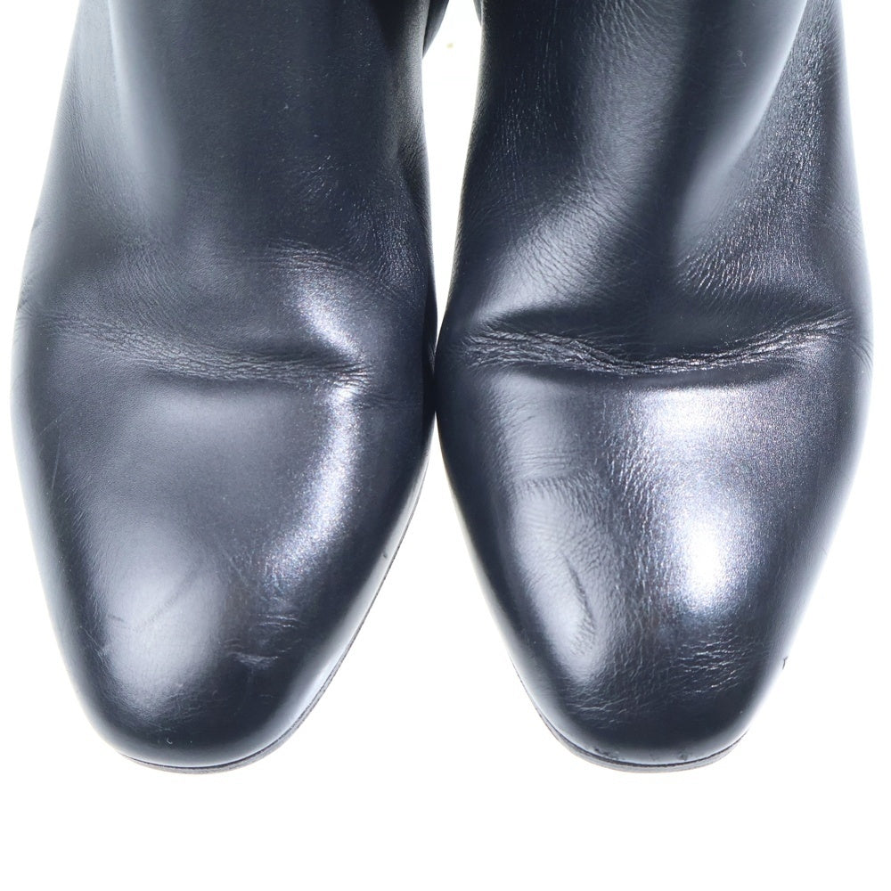 Salvatore Ferragamo(サルヴァトーレ フェラガモ) REGO55 ショートブーツ レザー ブラック レディース