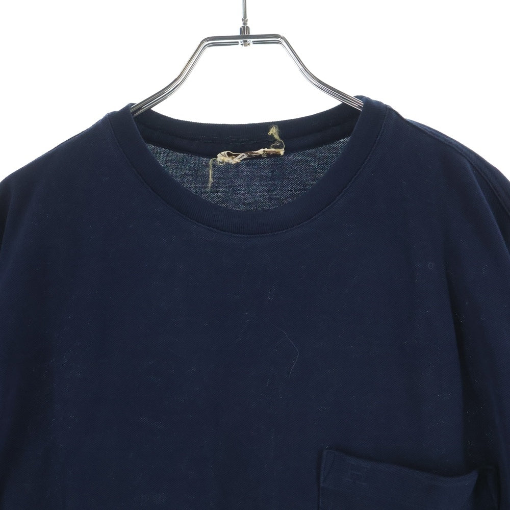 HERMES(エルメス) コットン 半袖ポロシャツ ネイビー