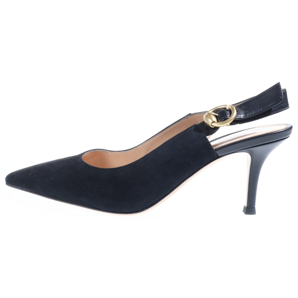NO BRAND(ノーブランド) gianvito rossi ヒールパンプス スエード ブラック レディース