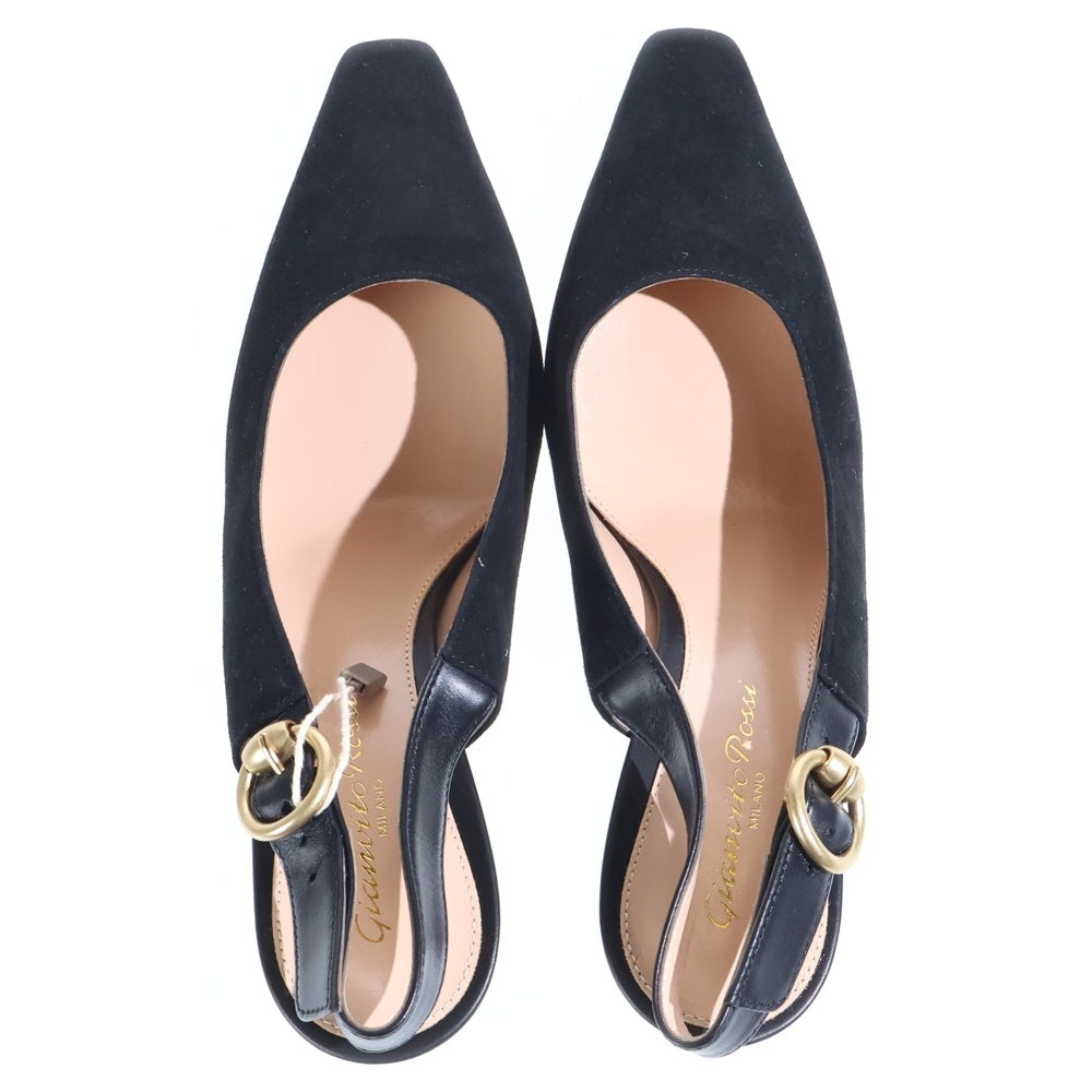 NO BRAND(ノーブランド) gianvito rossi ヒールパンプス スエード ブラック レディース