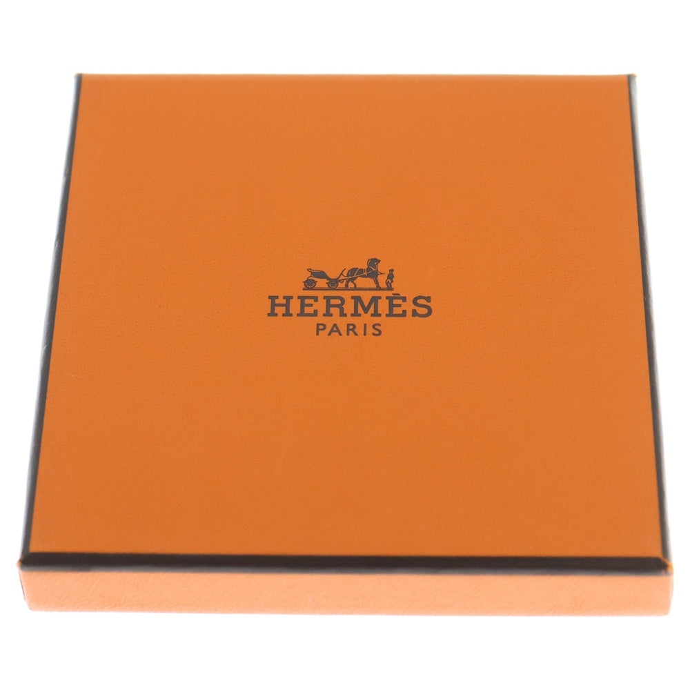 HERMES(エルメス) カージュドアッシュ Hロゴ ネックレス ネイビー アクセサリー レディース