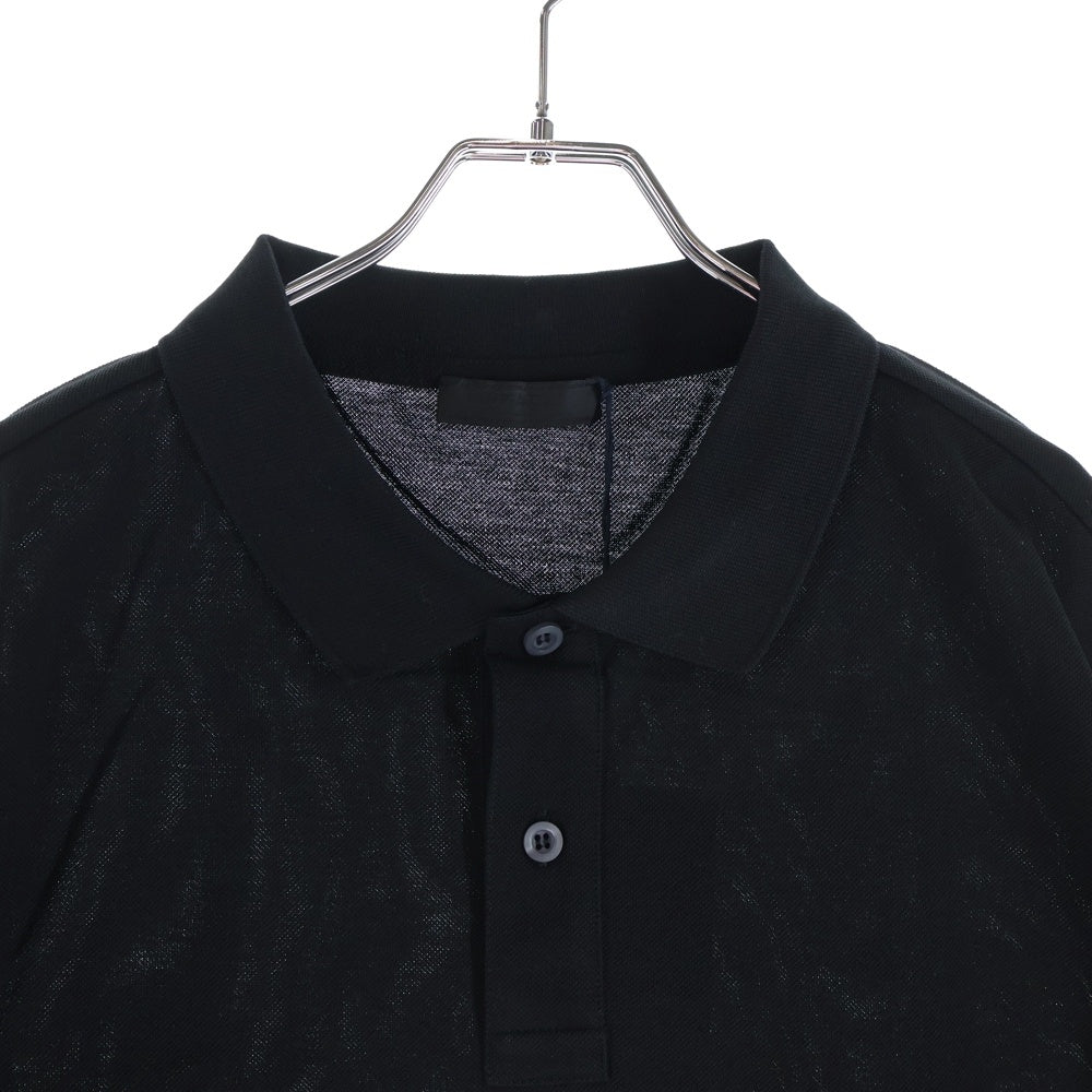 PRADA(プラダ) 半袖ポロシャツ コットン ブラック DNA497 レディース