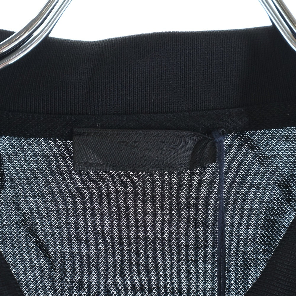 PRADA(プラダ) 長袖ポロシャツ コットン ブラック DNA605 レディース